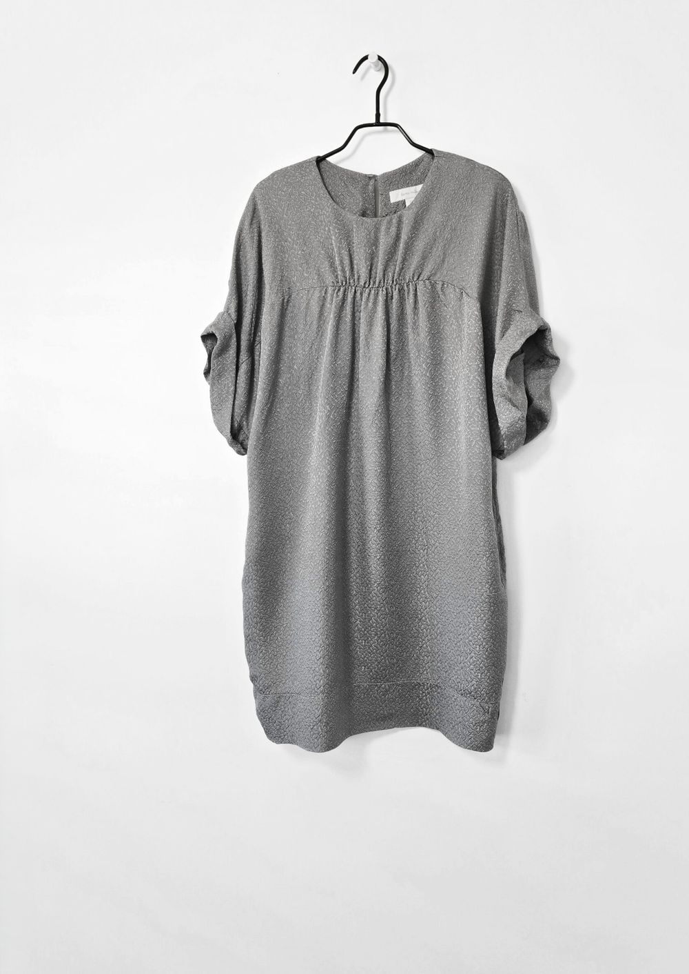 KAREN WALKER dress | Silk/wool blend | Grey | Sz 8