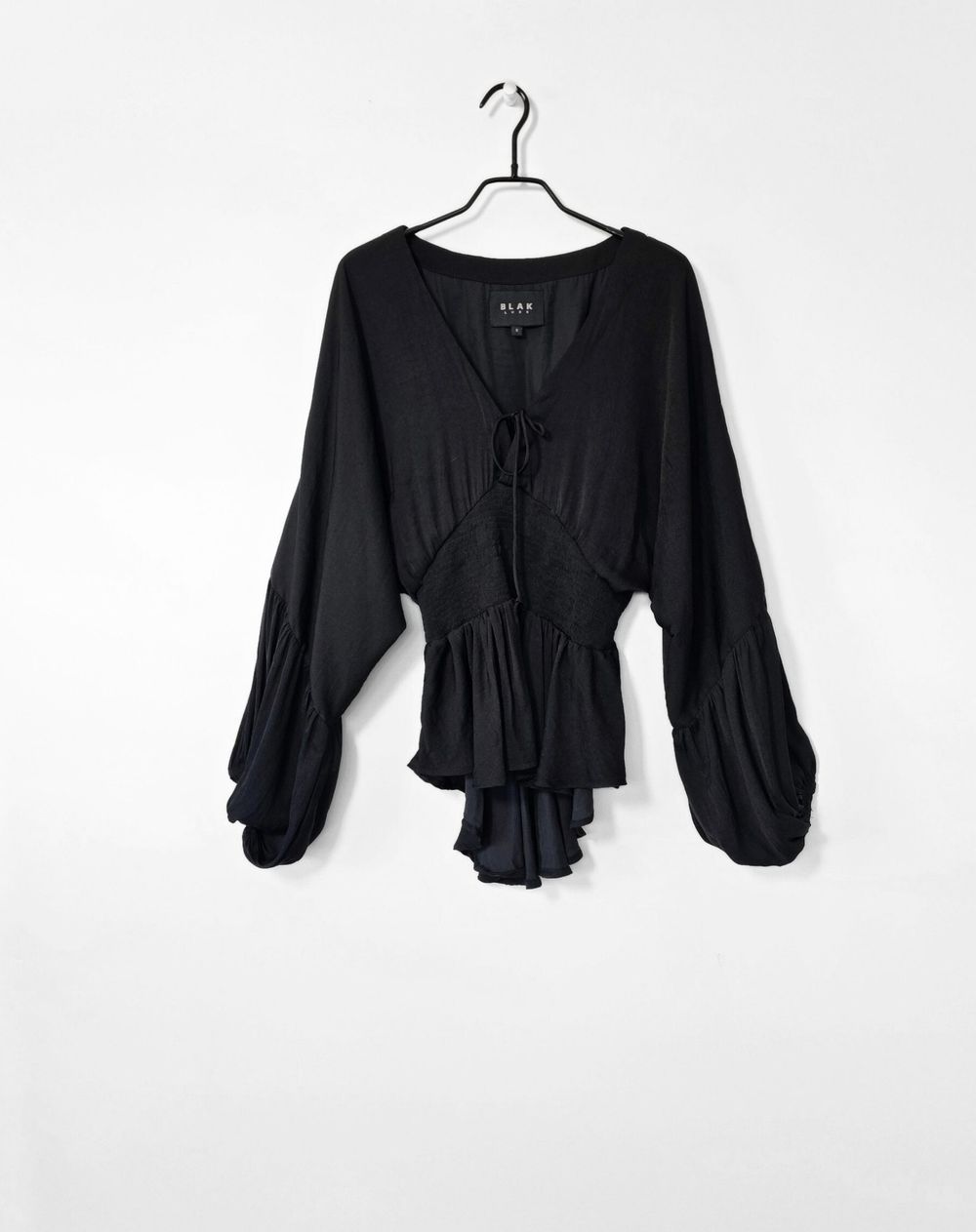 BLAK Luxe (NZ designer) top | Black | Sz 8