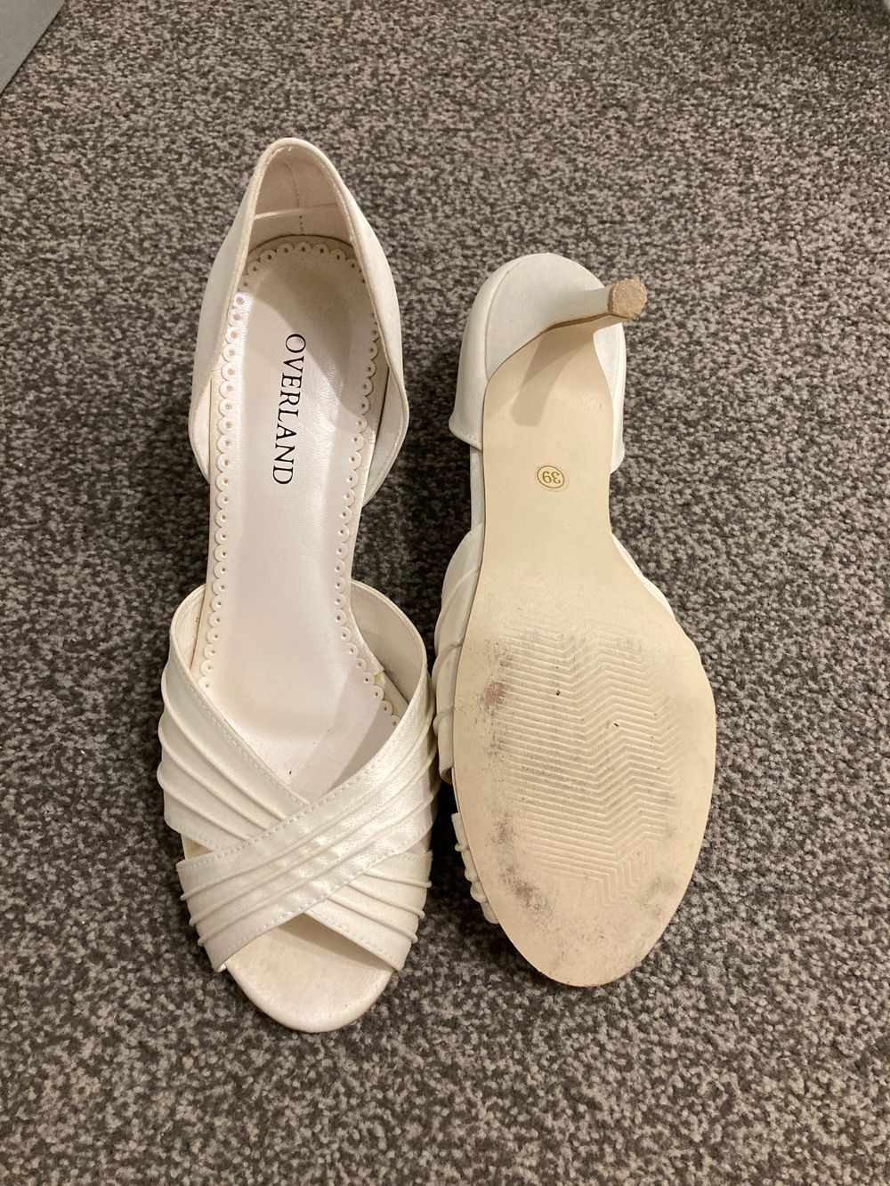 Overland Offwhite Heels Size 8/39