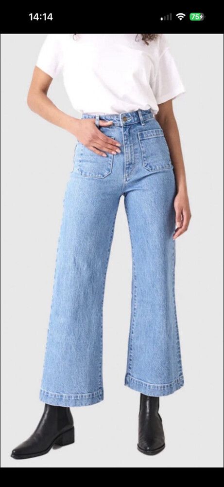 Rolla's High Rise Wide Leg Jeans