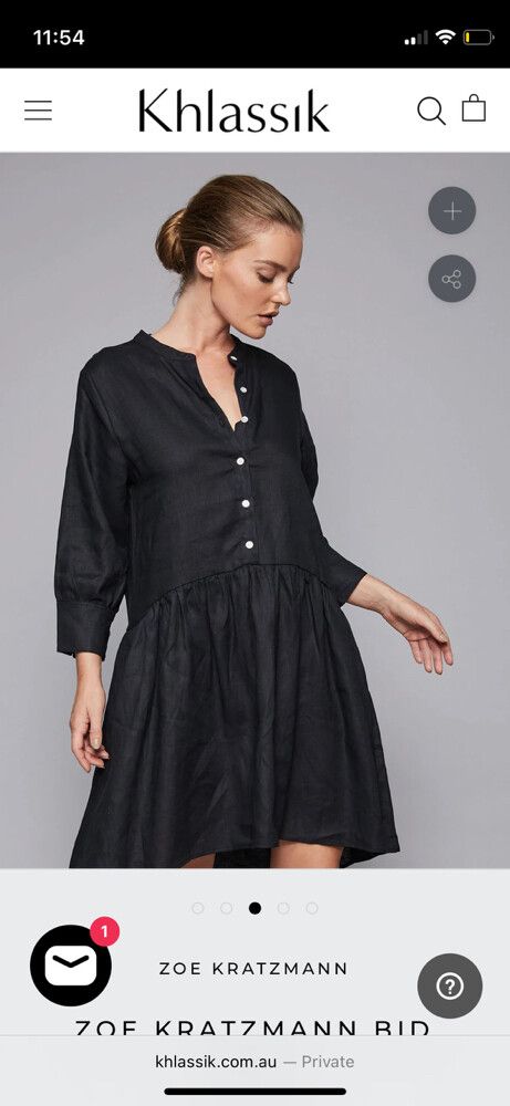 Zoe Kratzmann Black Midi Dress