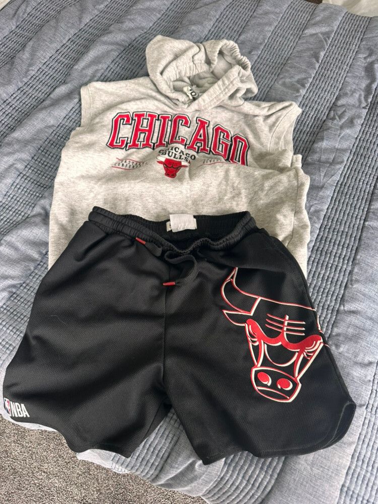 Chicago Bulls Shorts And Top Set