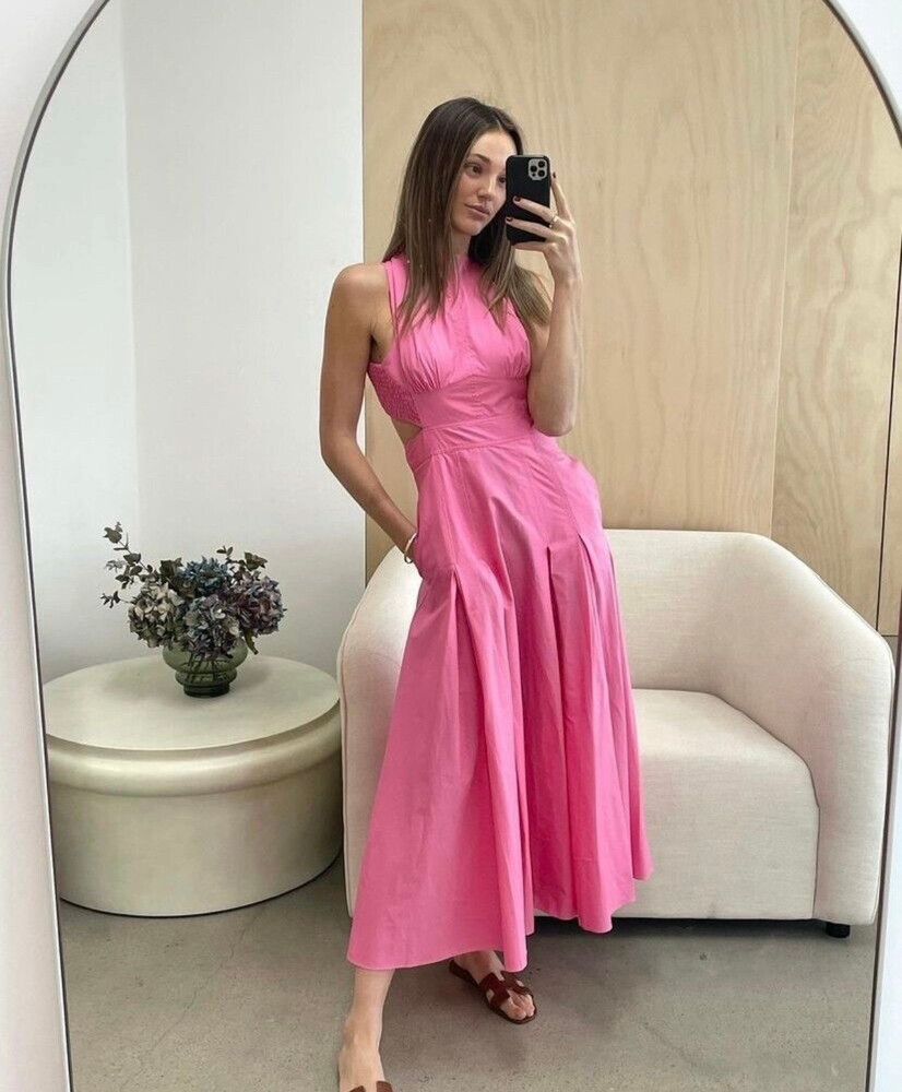 Vanderlin Maxi Dress Candy Pink