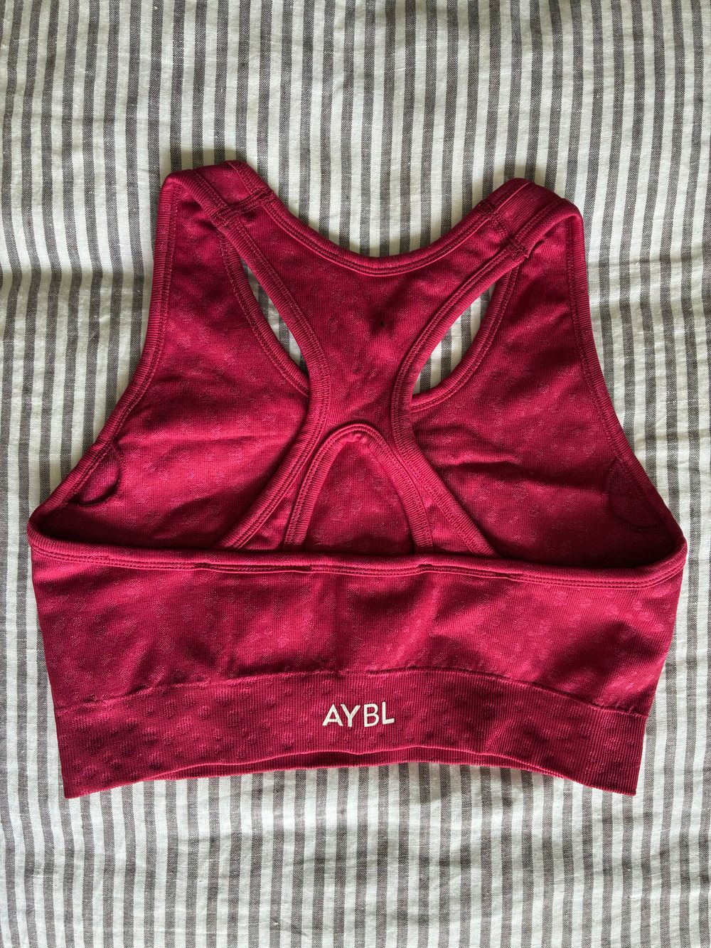 AYBL Red Activewear Crop Top