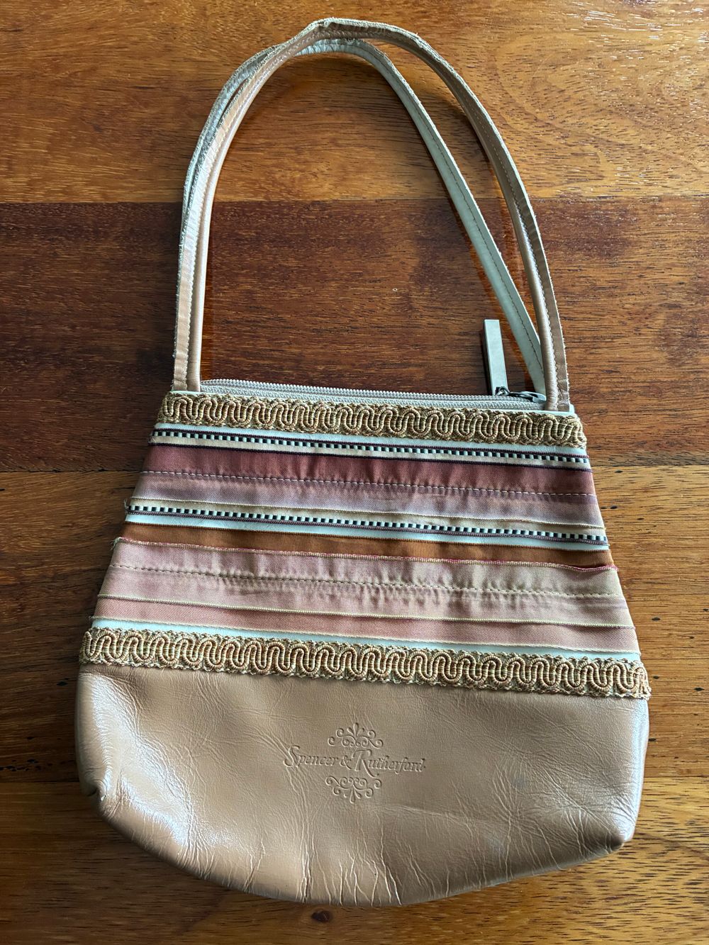 Vintage Spencer & Rutherford Beige Bag