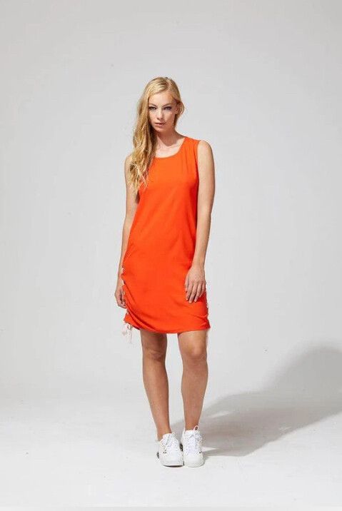 strapless open back dress Reworn Plain Cotton Night Dress Size 14 (221) | Burnt Orange