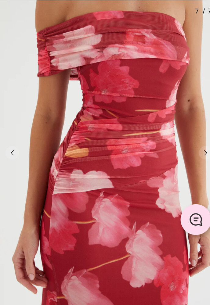 Alina Mesh One Shoulder Dress