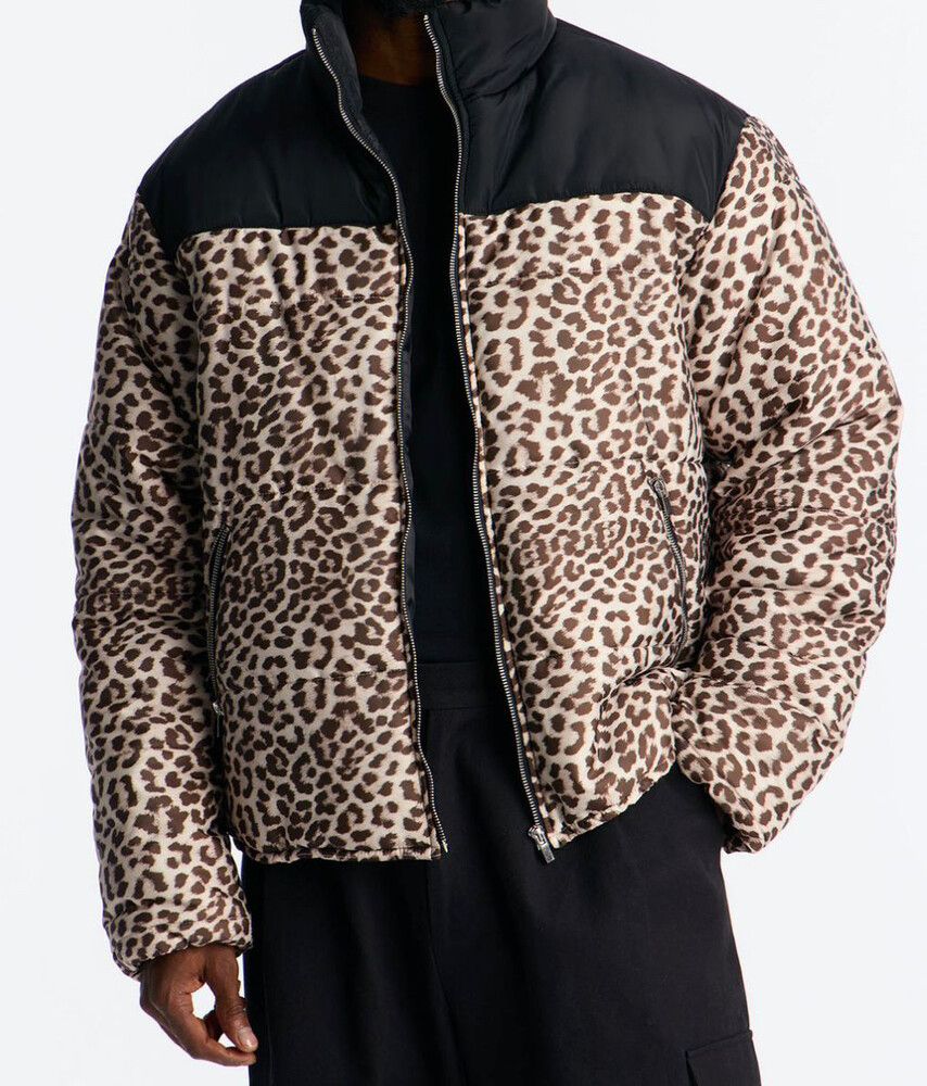 Nova Leopard Print Puffer winter Jacket