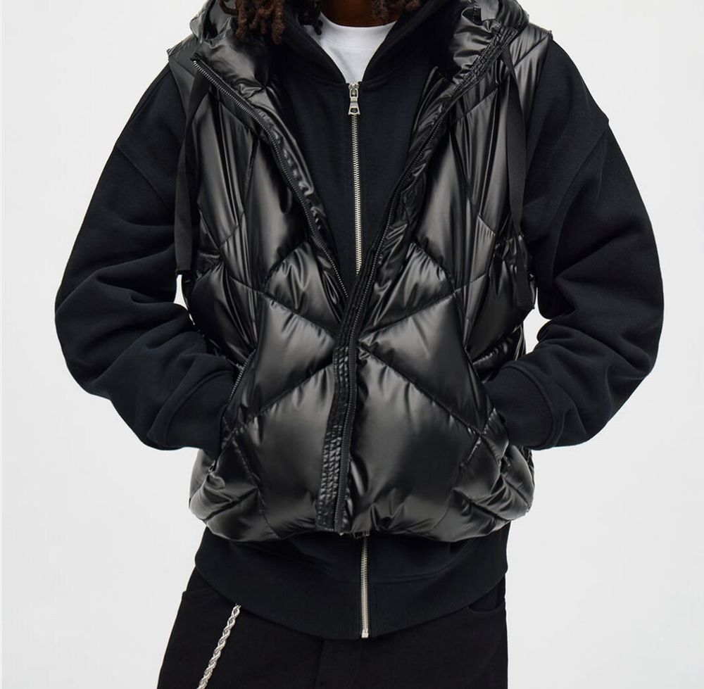 Nova Men Olive Sleeveless Puffer Jacket
