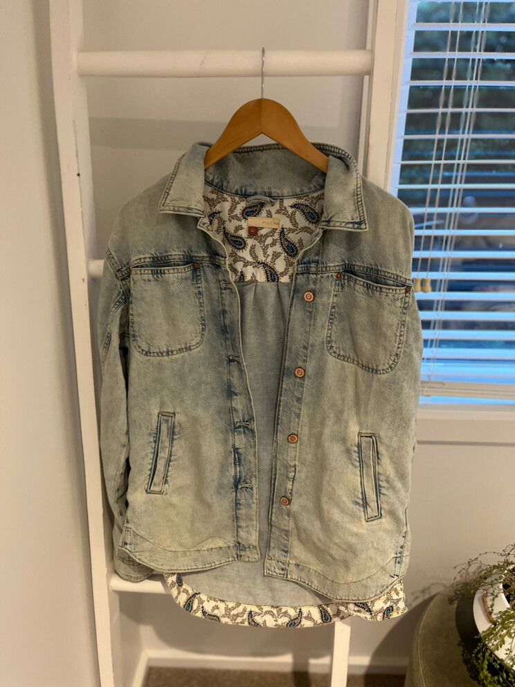 Anthropologie Denim Shacket