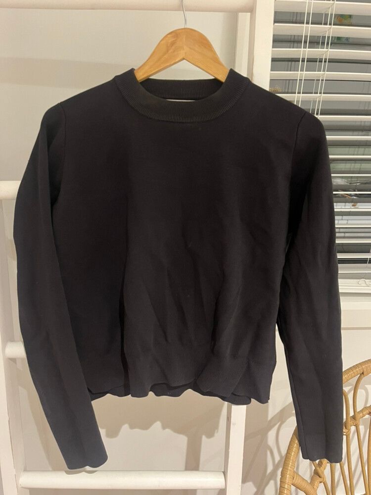 Camilla and Marc Black Crew Jumper