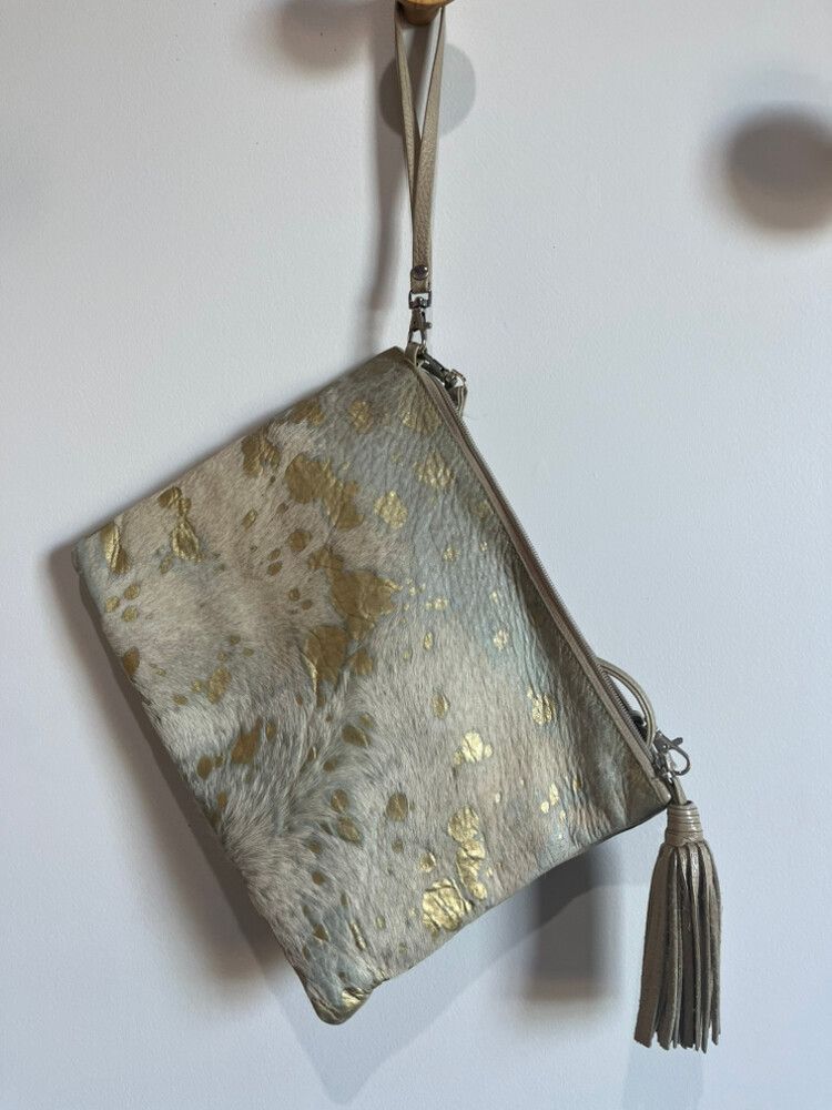 Mooi Cowhide Clutch Bag