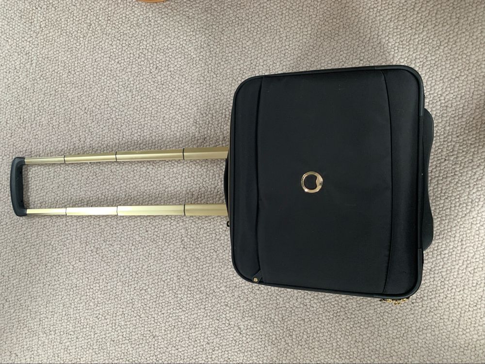 Delsey Black Wheeled Travel Bag