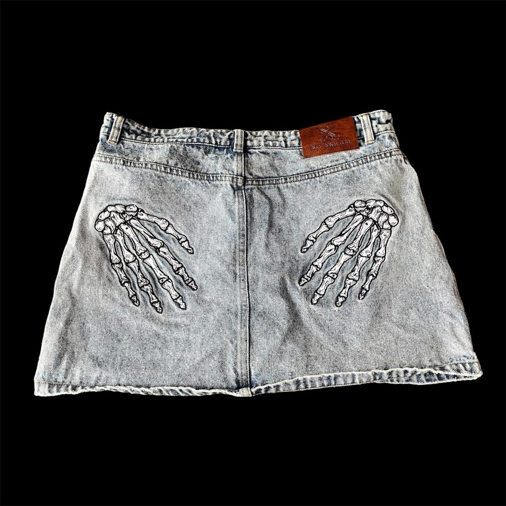 Billy bones club denim skirt
