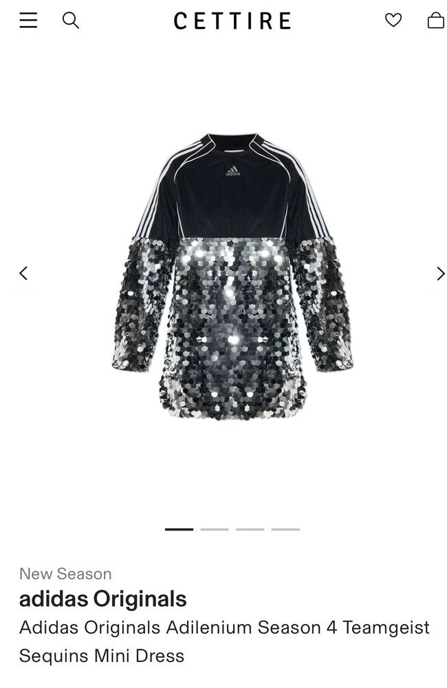 Adidas - Adidas Originals Sequin Mini Dress on Designer Wardrobe Adidas - Adidas Originals Sequin Mini Dress on Designer Wardrobe
