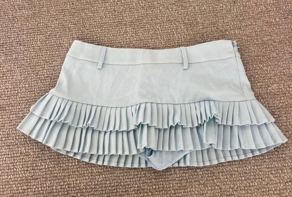 Lioness Double Ruffle Mini Skort