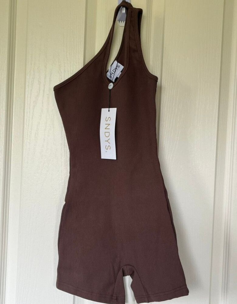 SNDYS Ribbed Romper