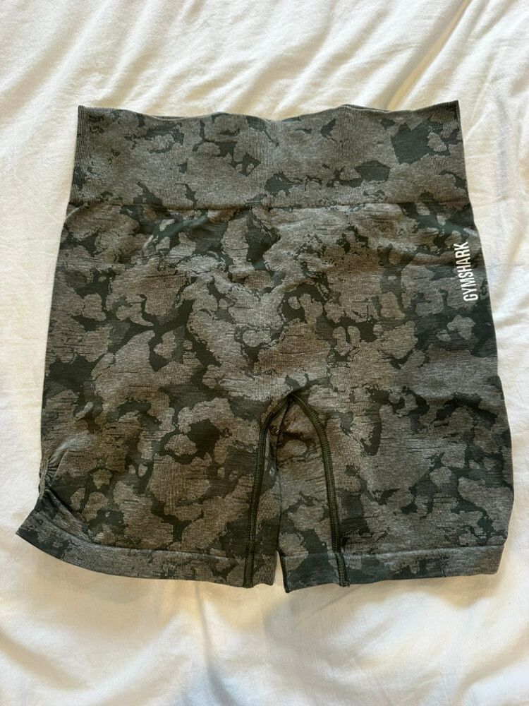 Gymshark Green Camo Shorts