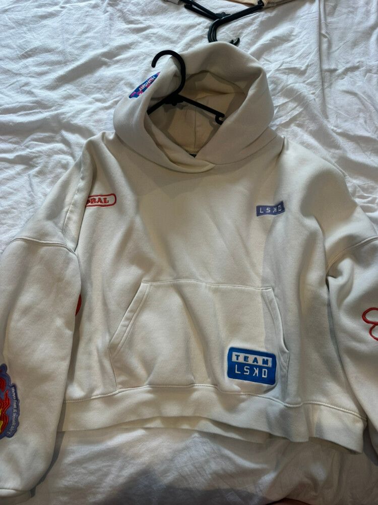 LSKD Cream Hoodie Size XL