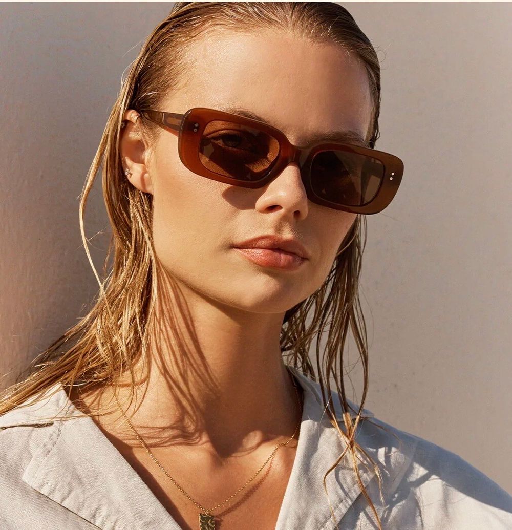 Status Anxiety Brown solitary Sunglasses