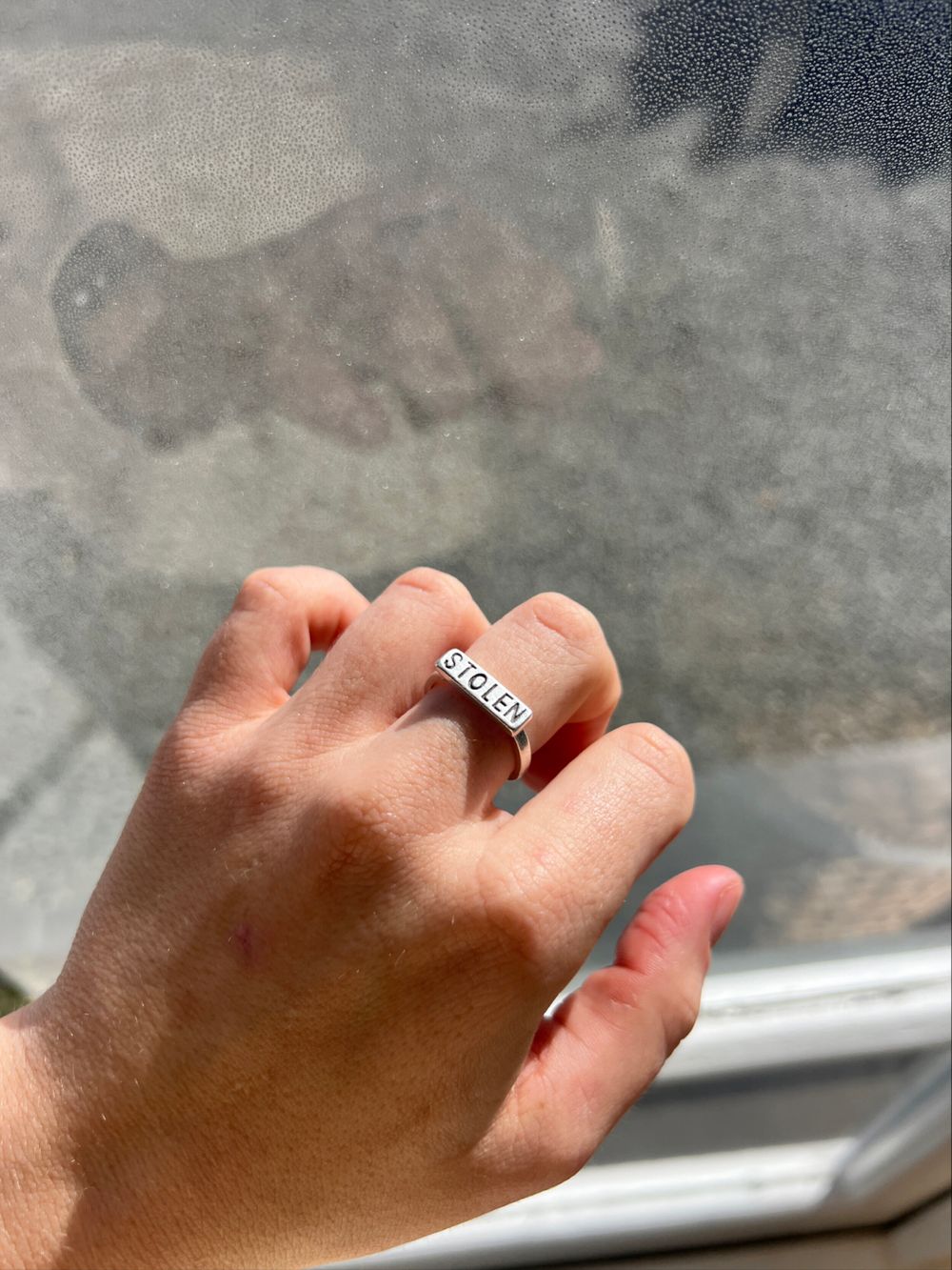 Stolen Girlfriends Club Silver Bar Ring