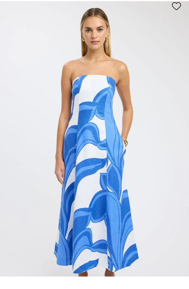 kookai orange strapless dress SERAH MIMOSA SIZE 10 Kaia Strapless Maxi Dress |