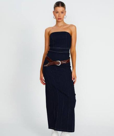 Glassons - Glassons Denim Maxi Dress on Designer Wardrobe