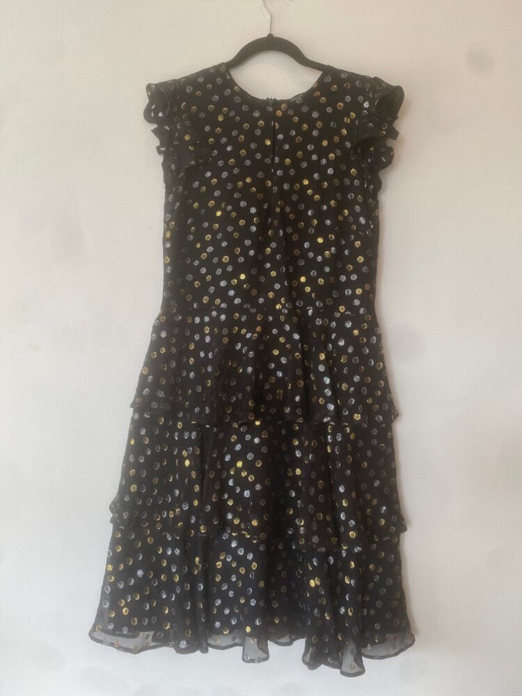 Helen Cherry Tiered Polka Dot Dress