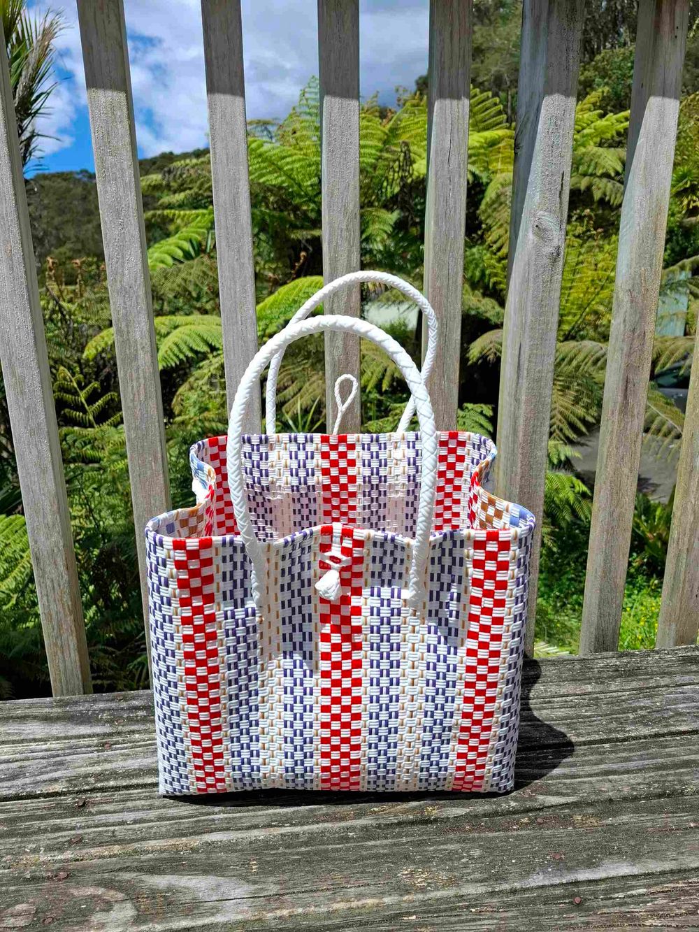 XXL HANDWOVEN TOTE BAG