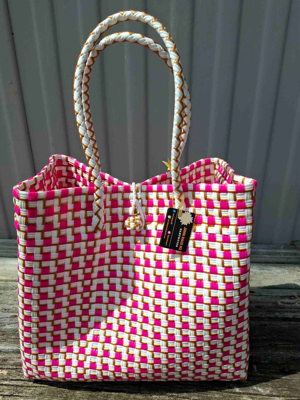 XL HANDWOVEN TOTE BAG
