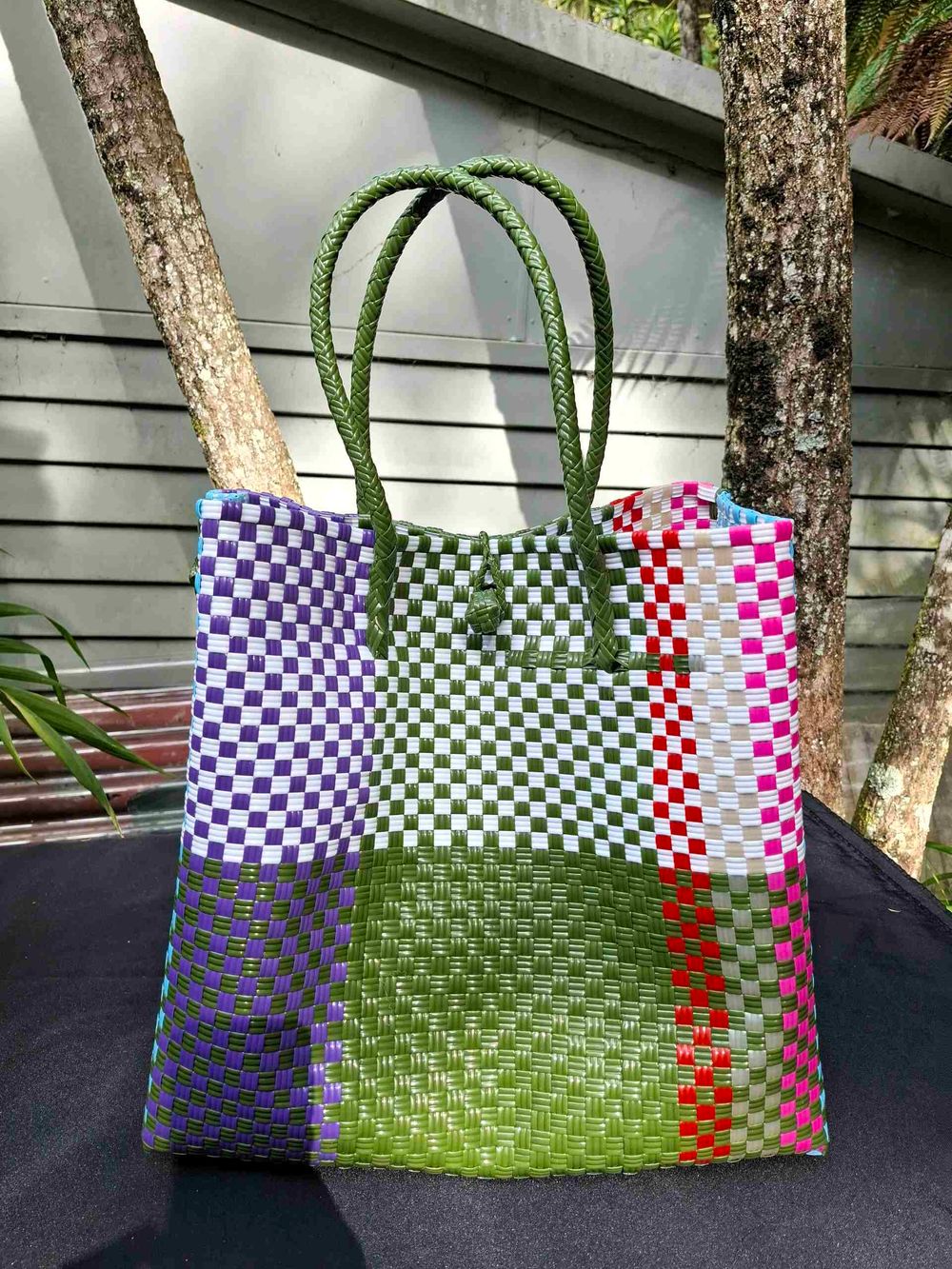 XXL HANDWOVEN TOTE BAG