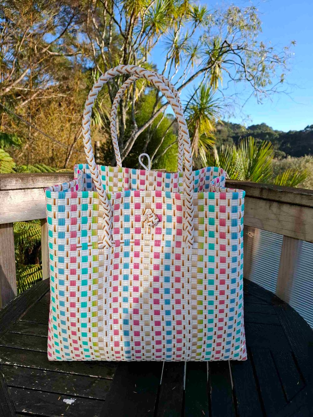 XXL HANDWOVEN TOTE BAG