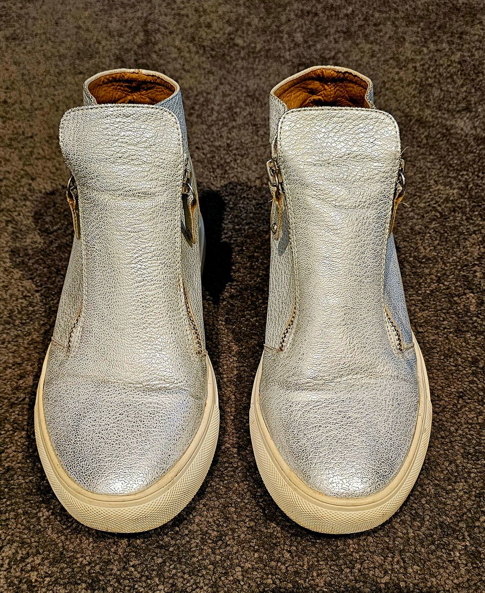 Stylish Silver ankle Boots