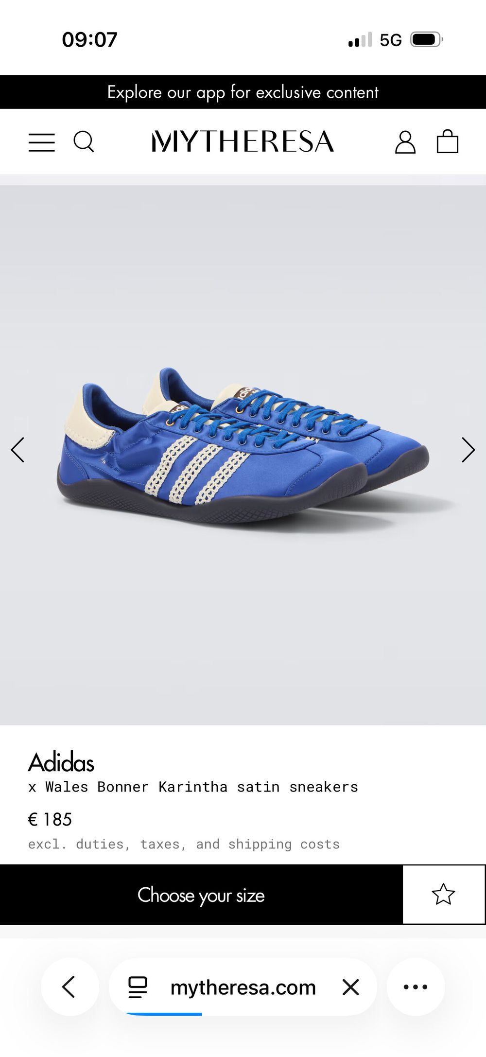 Adidas Wales Bonner Karintha low satin