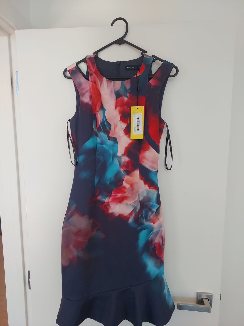 Karen Millen Floral Print Midi Dress