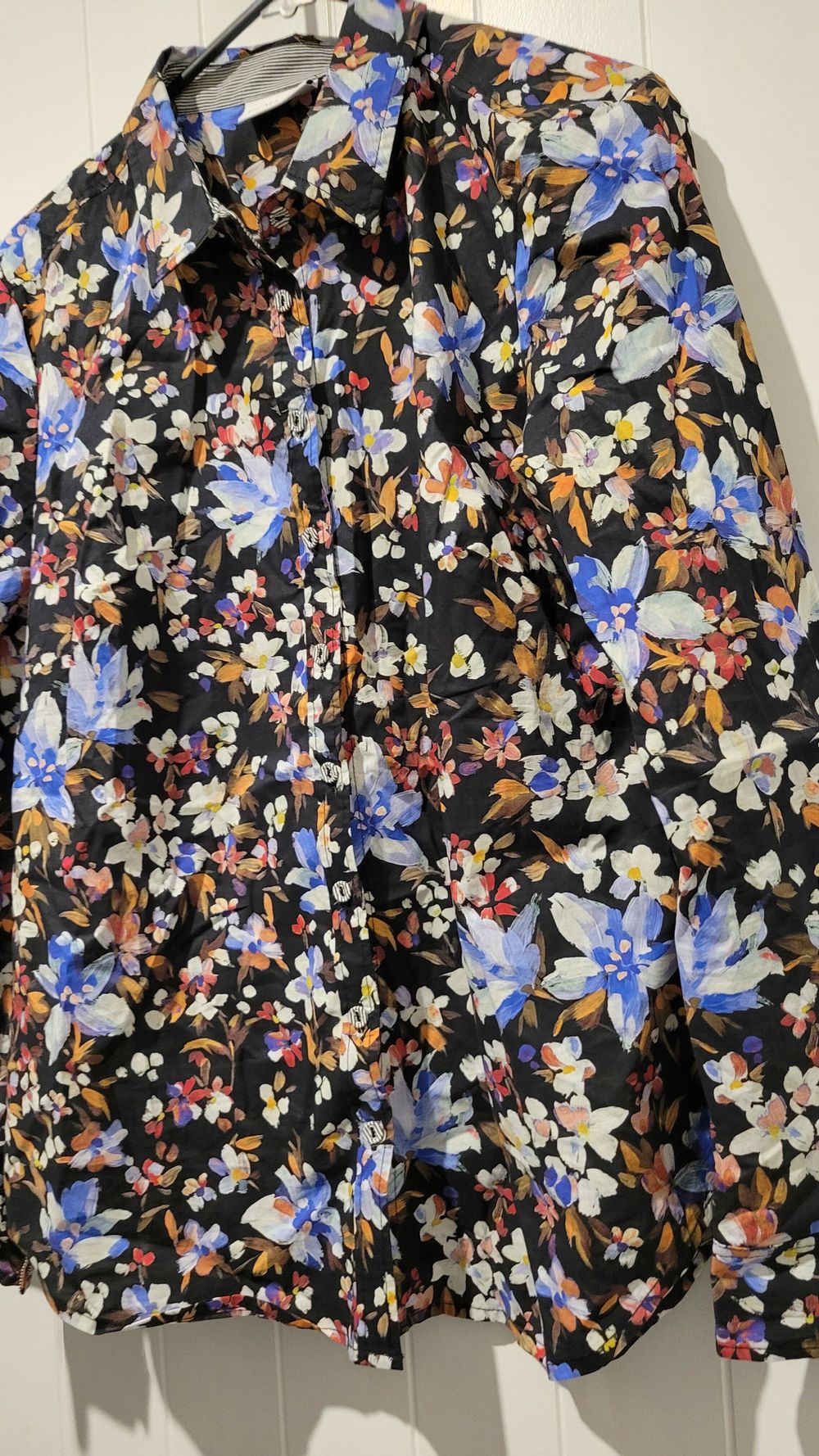 FOIL ALL CLASS FLORL SHIRT. Size 12