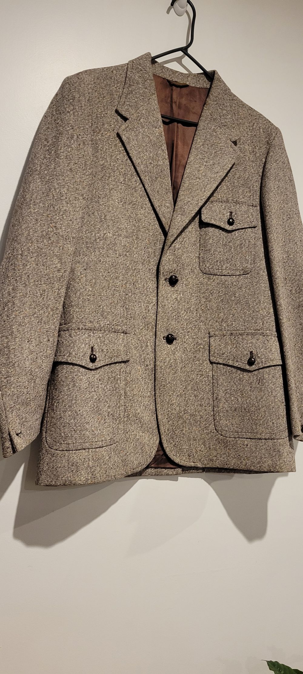 Vintage Guardsman “Silver Arrow Line” Pure Virgin Wool Tweed Blazer – NZ Made