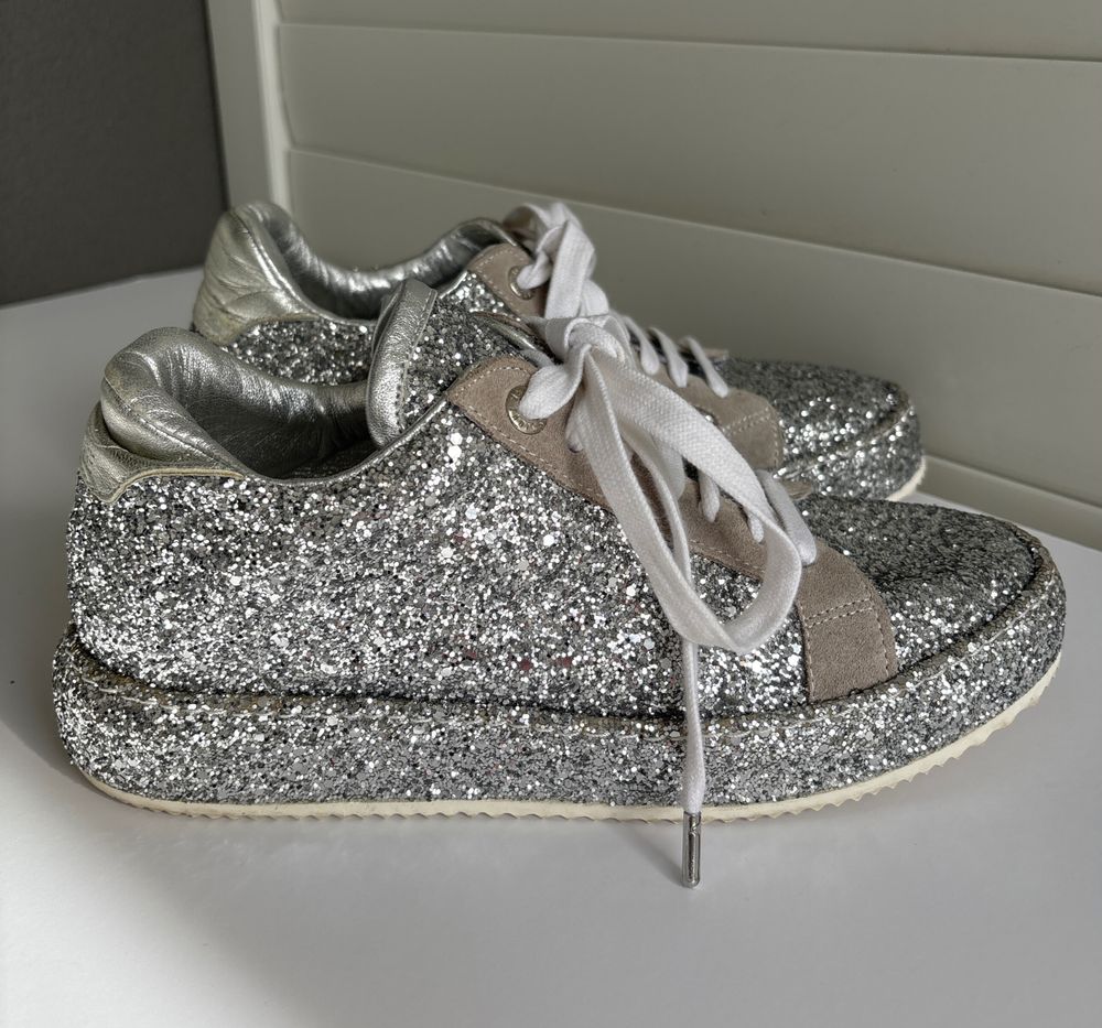 Zadig & Voltaire Glitter Sneakers