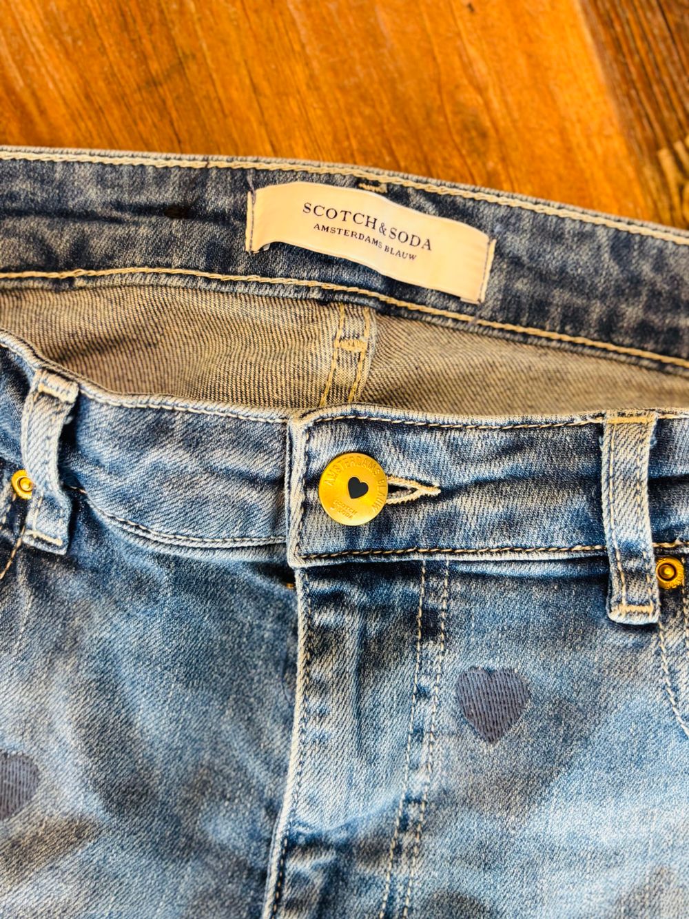 Scotch & Soda Petit Ami Slim Boyfriend Blue Jeans