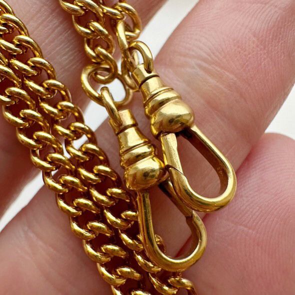 Gold 9kt Albert Chain with T Bar