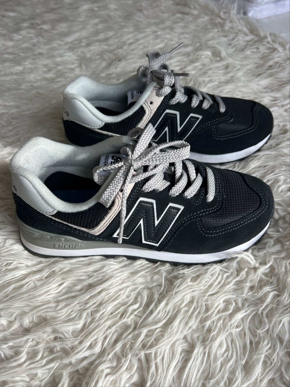 New Balance Black 574 Sneakers