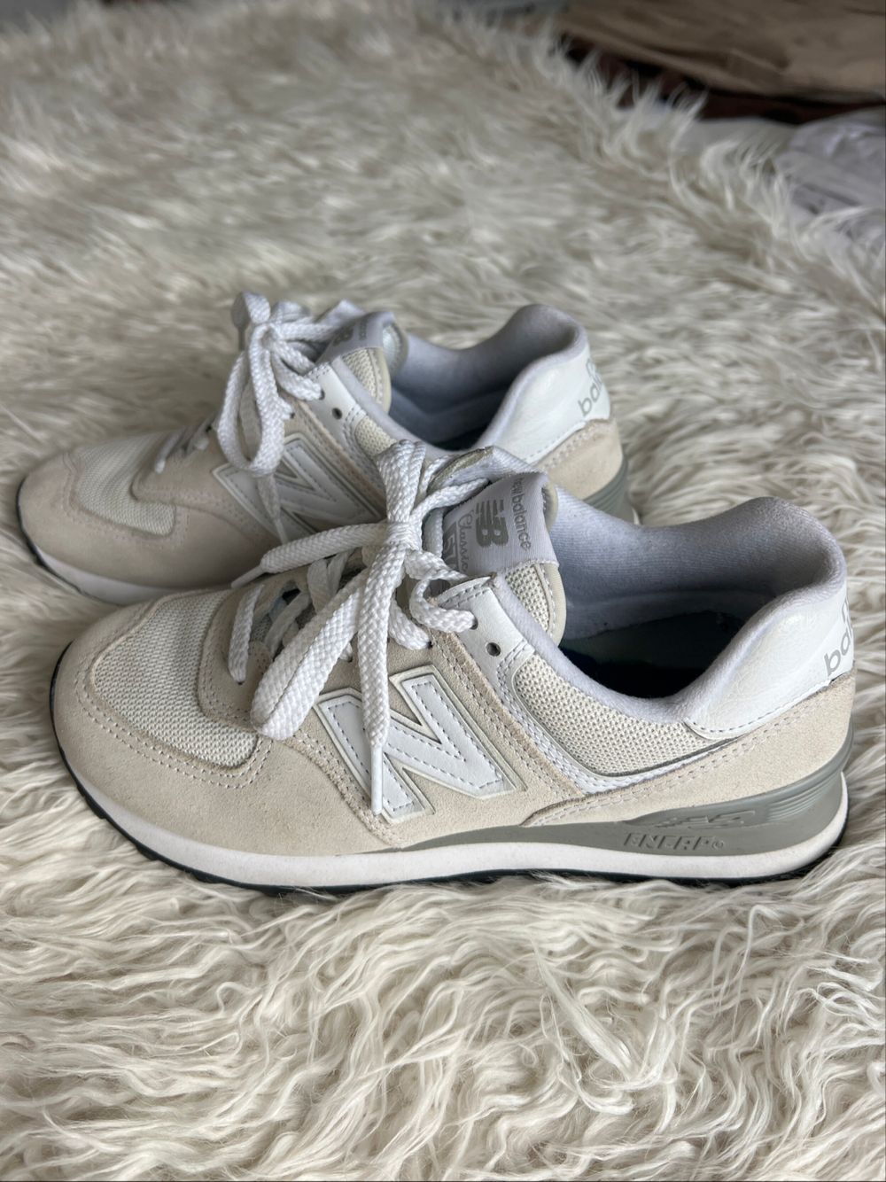 New Balance Beige 574 Sneakers