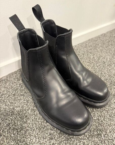 Dr. Martens Black 2976 Mono Chelsea Boots