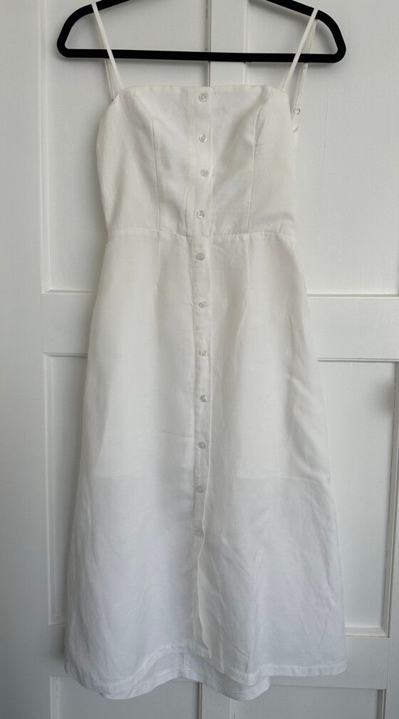 kookai white linen dress kookai white dress Tahiti Bead Maxi Dress KOOKA Australia