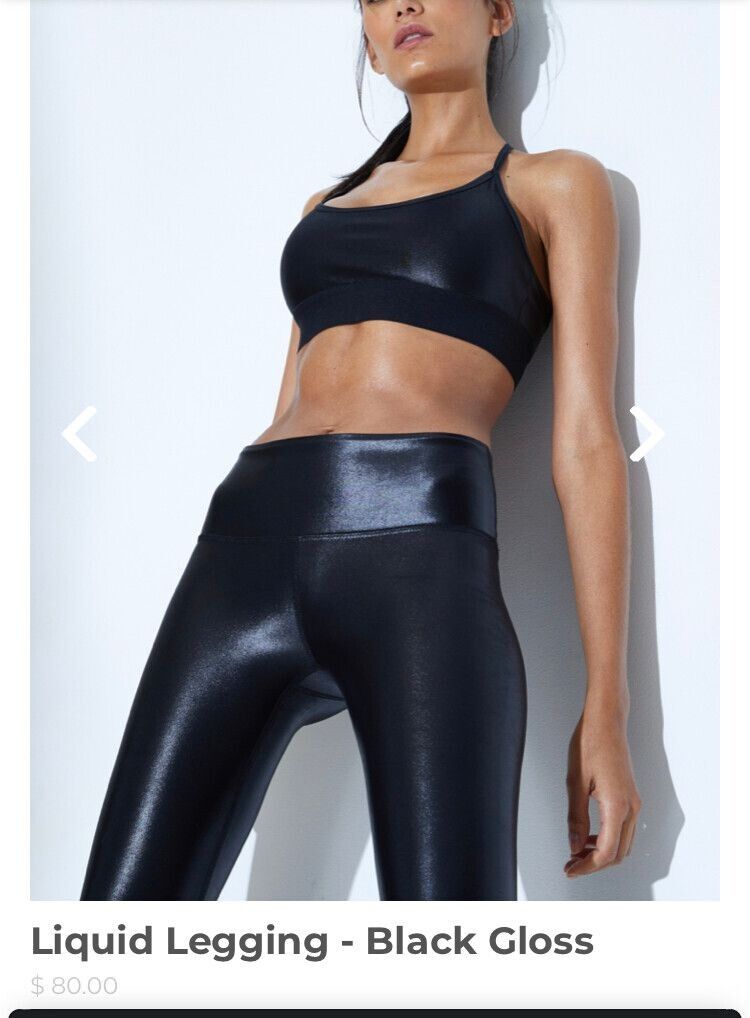 Noli Black Gloss Liquid Leggings