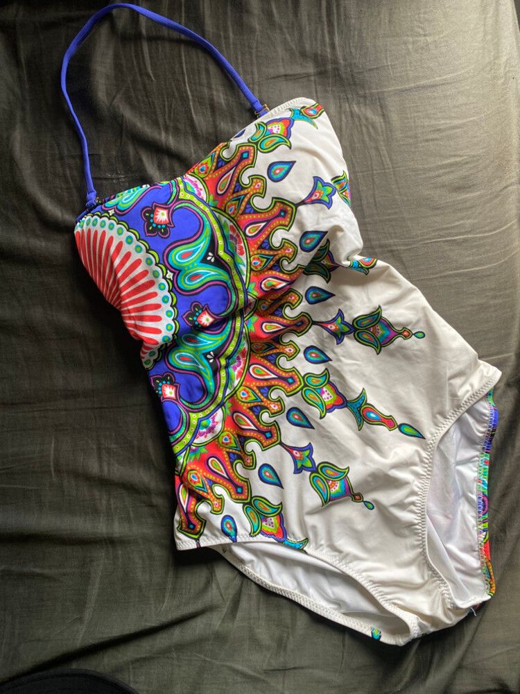 Laurel Ralph Lauren Patterned Swimsuit