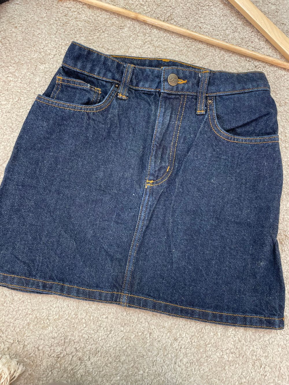 Lee Blue Denim Mini Skirt