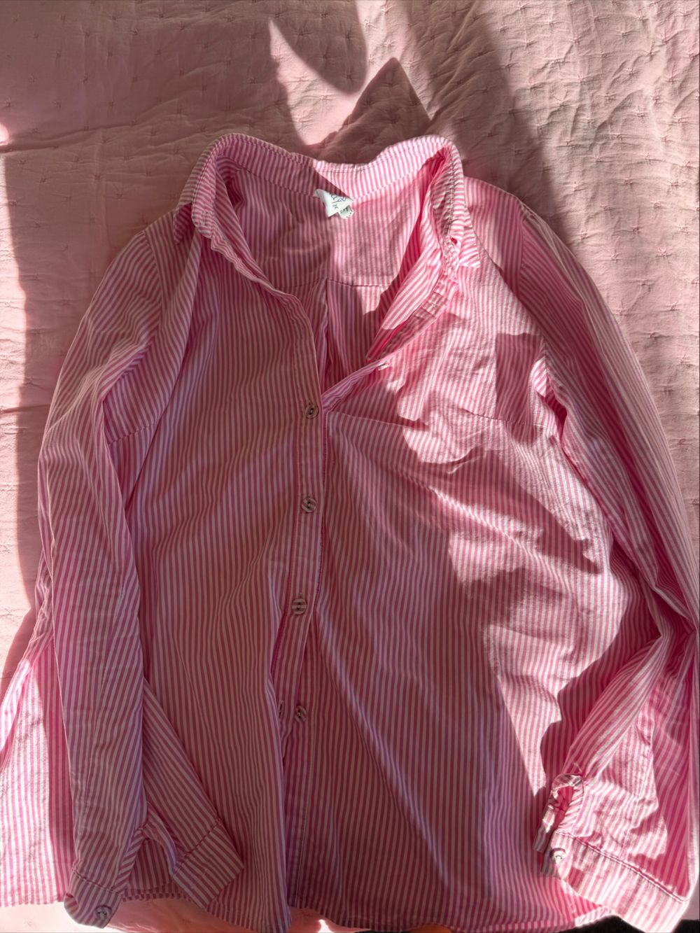 Princess Polly Pink Striped Shirt