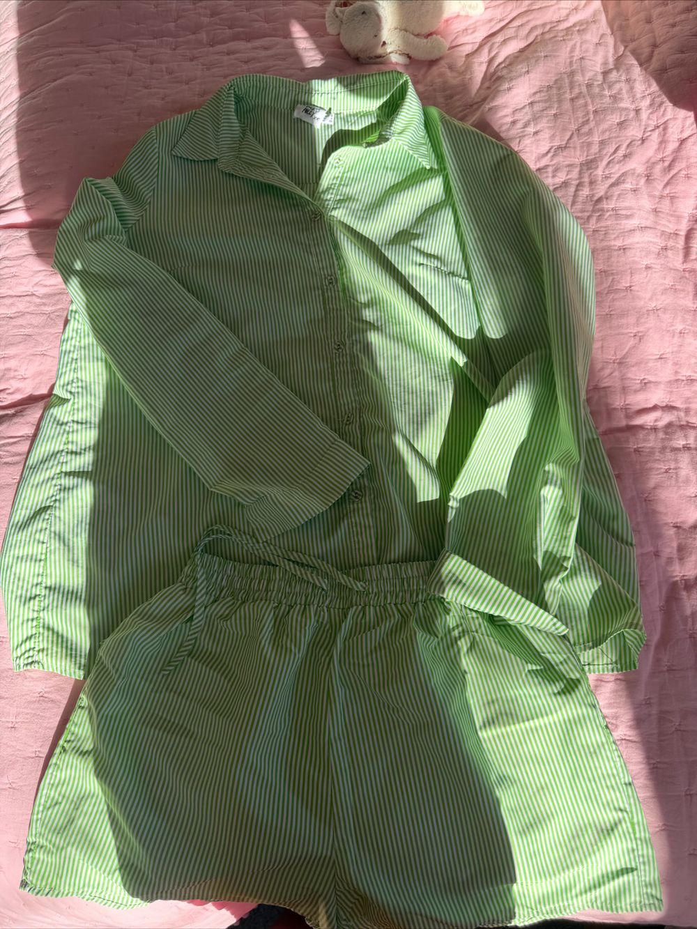 Princess Polly Green Striped set