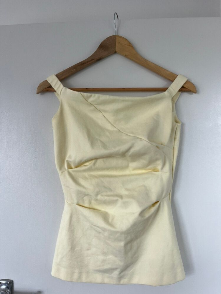 Harris Tapper Yellow Sleeveless Top